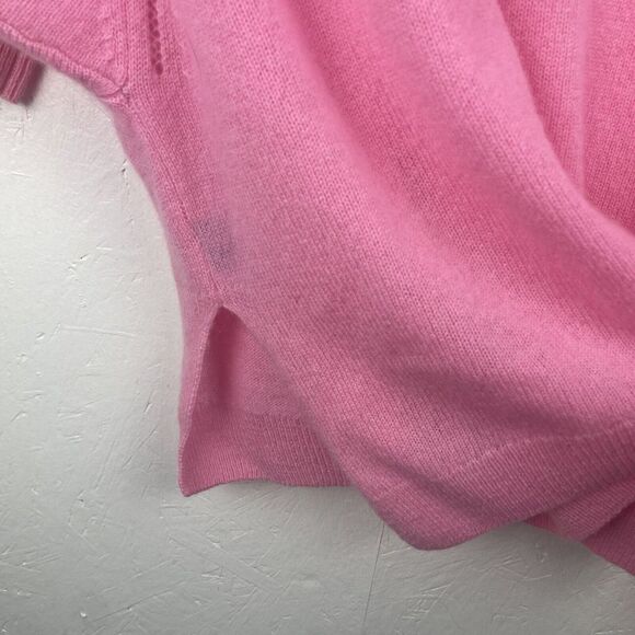 NWT 360 Cashmere Barbie Pink Oversized 100% Cashmere Sweater Size S - Picture 5 of 8